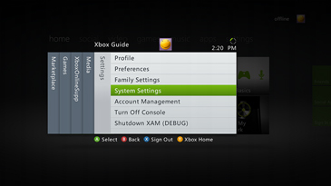 Select System Settings