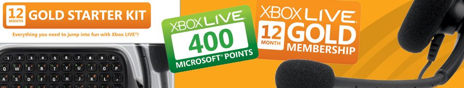 Microsoft Xbox 360 Live 12 Month Gold Starter Kit