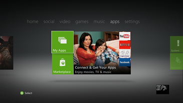 Select the type of media you want to view or play.