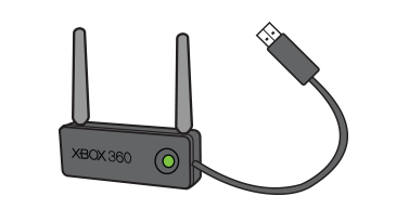 microsoft xbox 360 wireless dongle