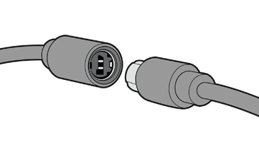 Отсоединены две заглушки фиксатора разъема.